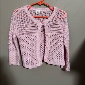 GAP Pink Knit Kids Sweater